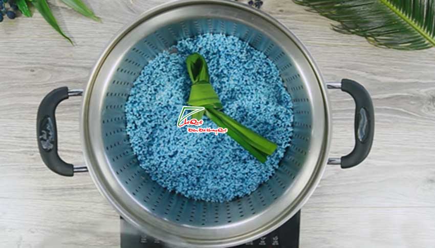 Hấp xôi hoa đậu biếc
